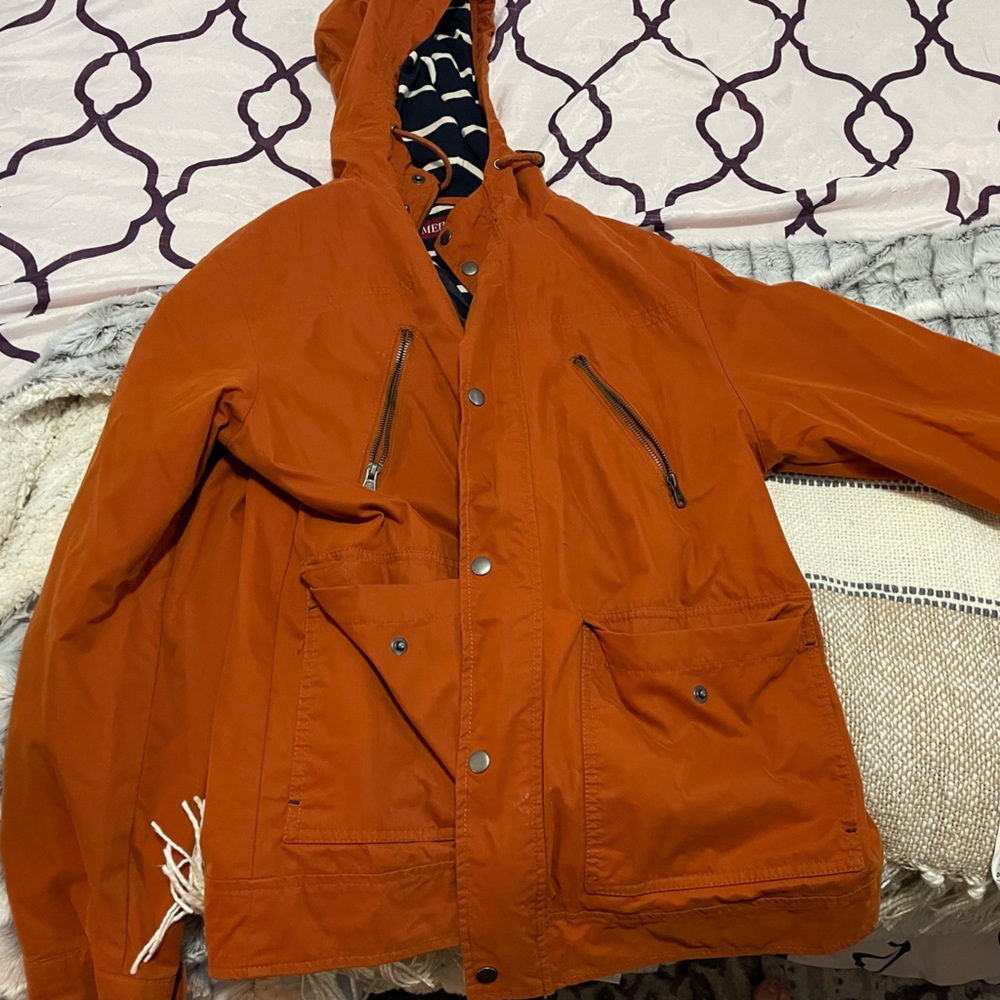 Orange fall coat